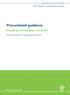 Procurement Transformation Division. Procurement guidance. Engaging and managing consultants. Includes definitions for consultants and contractors