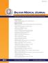 BALKAN MEDICAL JOURNAL