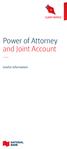 Power of Attorney and Joint Account