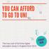 You can afford. The true cost of full time higher education study in England from 2012 STUDENT GUIDE