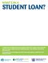STUDENT LOAN? WHAT S IN A