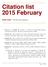 Citation list 2015 February