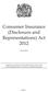Consumer Insurance (Disclosure and Representations) Act 2012