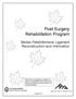 Post Surgery Rehabilitation Program
