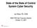 State of the State of Control System Cyber Security