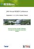 24th Annual RESER Conference