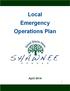 Local Emergency Operations Plan