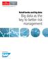 A report from the Economist Intelligence Unit. Retail banks and big data: Big data as the key to better risk management