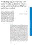 Predicting equity markets with social media and online news: using sentiment-driven Markov switching models