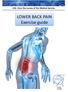 Info. from the nurses of the Medical Service. LOWER BACK PAIN Exercise guide