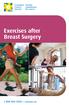 Exercises after Breast Surgery