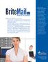BriteMail HOSTED EXCHANGE BRITE SECURITY FEATURES: