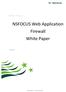NSFOCUS Web Application Firewall White Paper