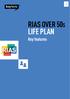 RIAS OVER 50s LIFE PLAN. Key features