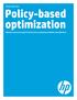 Policy-based optimization