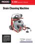Drain Cleaning Machine