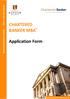 CHARTERED BANKER MBA. Application Form BANGOR BUSINESS SCHOOL - EXECUTIVE EDUCATION. www.charteredbankermba.co.uk