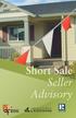 Short Sale Seller Advisory