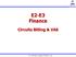 E2-E3 Finance Circuits Billing & VAS