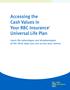 Accessing the Cash Values in Your RBC Insurance Universal Life Plan