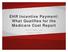 EHR Incentive Payment: What Qualifies for the Medicare Cost Report. Kevin E. Wellen, CPA January 18, 2013