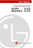 User s Manual. LG Programmable Logic Controller GLOFA MASTER-K G3F-AD4A G3F-AD4B G4F-AD2A. LG Industrial Systems