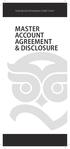 Educational Employees Credit Union MASTER ACCOUNT AGREEMENT & DISCLOSURE