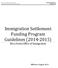 Immigration Settlement Funding Program Guidelines (2014-2015)