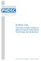 BUSINESS CASE: The Role of Public Health in National Health Information Technology Standardization