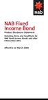 NAB Fixed Income Bond