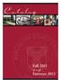 CATALOG FALL 2011 SUMMER 2013