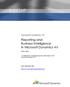 Microsoft Dynamics AX. Reporting and Business Intelligence in Microsoft Dynamics AX