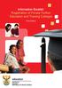 Information Booklet: Registration of Private Further Education and Training Colleges. Third Edition