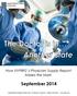 How NYPIRG s Physician Supply Report Misses the Mark. September 2014