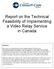 Report on the Technical Feasibility of Implementing a Video Relay Service in Canada