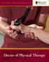 DPT Doctor of Physical Therapy