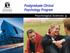 Postgraduate Clinical Psychology Program. Psychological Sciences >