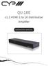 QU-16E. v1.3 HDMI 1 to 16 Distribution Amplifier OPERATION MANUAL