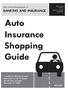 Auto Insurance Shopping Guide