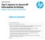 Top 5 reasons to choose HP Information Archiving