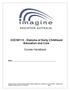 CHC50113 - Diploma of Early Childhood Education and Care. Course Handbook