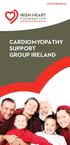 www.irishheart.ie CARDIOMYOPATHY SUPPORT GROUP IRELAND