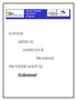 KANSAS MEDICAL ASSISTANCE PROGRAM PROVIDER MANUAL. Professional