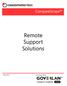 Remote Support Solutions