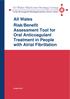 All Wales Risk/Benefit Assessment Tool for Oral Anticoagulant Treatment in People with Atrial Fibrillation