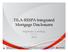 TILA-RESPA Integrated Mortgage Disclosures