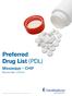 Preferred Drug List (PDL)