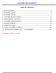ACCOUNT RECEIVABLES TABLE OF CONTENTS
