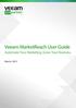 Veeam MarketReach User Guide. Automate Your Marketing. Grow Your Business.