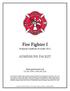 Fire Fighter I Technical Certificate of Credit (TCC)